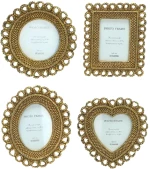 Κορνίζα ArteLibre Χρυσό Polyresin 6x9cm Σε 4 Σχέδια