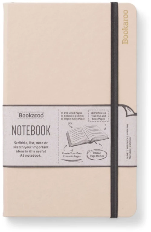 Σημειωματάριο Ριγέ If Bookaroo A5 - Cream 43234