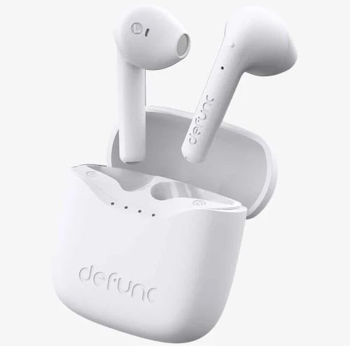 Defunc True Lite Bluetooth 5.3 Ασύρματα True Wireless Ακουστικά με Θήκη (Λευκό)