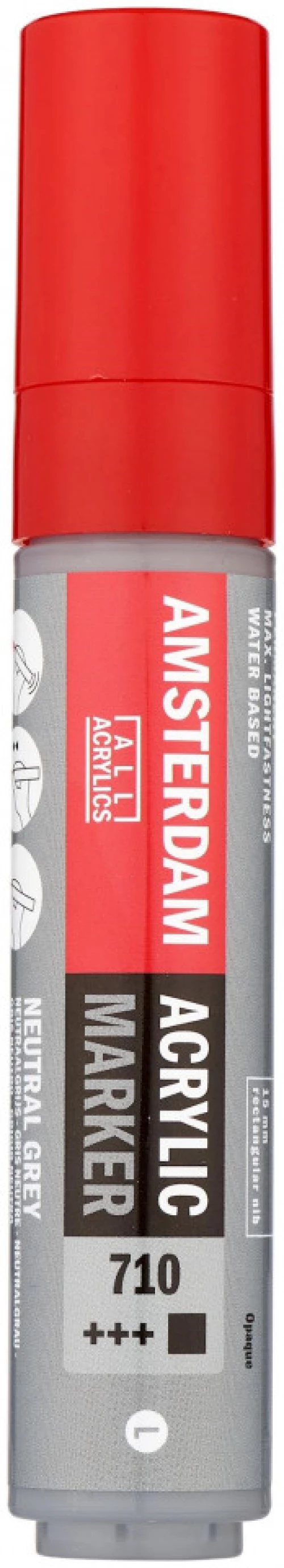 Μαρκαδόρος Ακρυλικός Talens 15mm Neutral Grey 710