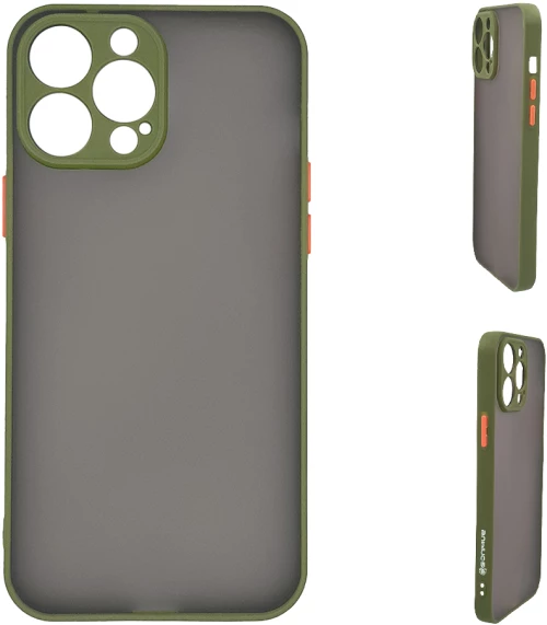 Θήκη Σιλικόνης Color Button Bumper Sonique Apple iPhone 15 Pro Max Πράσινο Ανοιχτό - Sonique - Πράσινο Ανοιχτό - iPhone 15 Pro Max - Θήκες Πλάτης