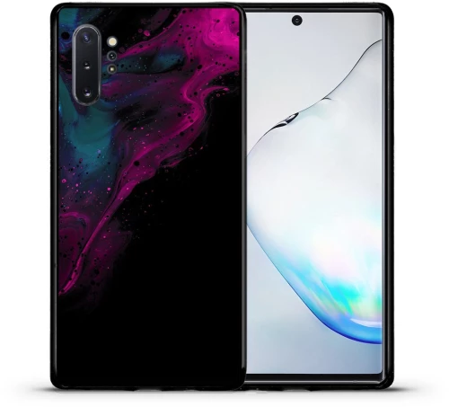 Watercolor Pink Black - Samsung Galaxy Note 10+ Case