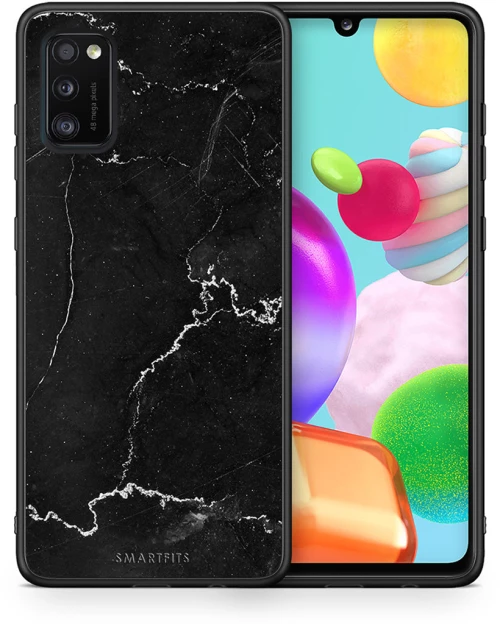 Marble Black - Samsung Galaxy A41 θήκη