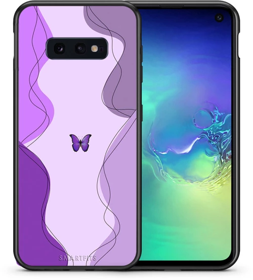 Purple Mariposa - Samsung Galaxy S10e case