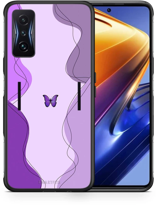Purple Mariposa - Xiaomi Poco F4 GT case