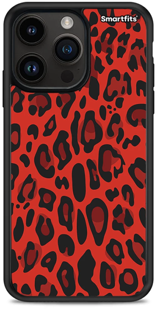 Animal Red Leopard - iPhone 14 Pro Max case