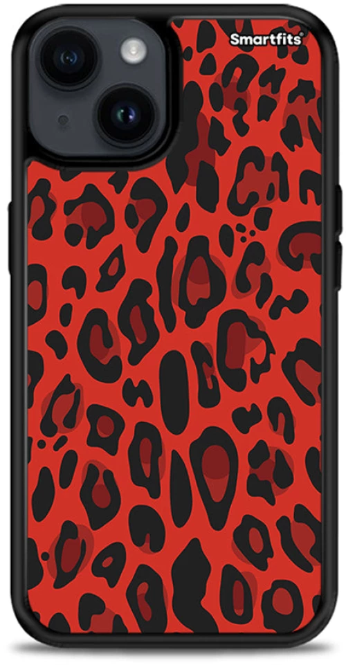 Animal Red Leopard - iPhone 15 Plus θήκη