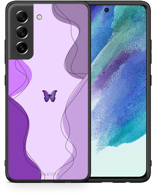 Purple Mariposa - Samsung Galaxy S21 FE case