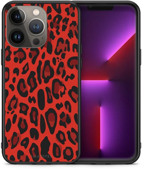 Animal Red Leopard - iPhone 13 Pro Max case