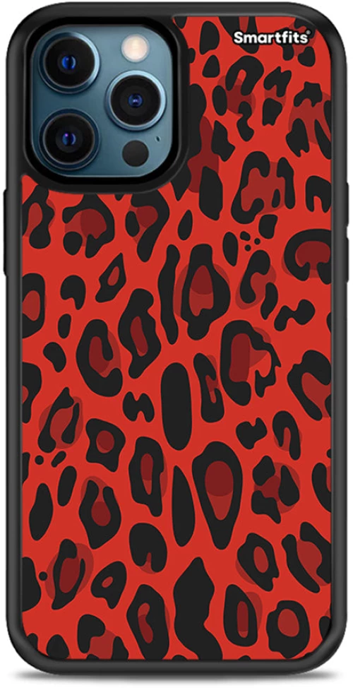 Animal Red Leopard - iPhone 12 Pro Max case