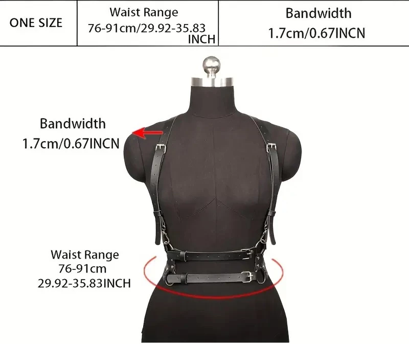 Ρυθμιζόμενο Harness Top Μαύρο