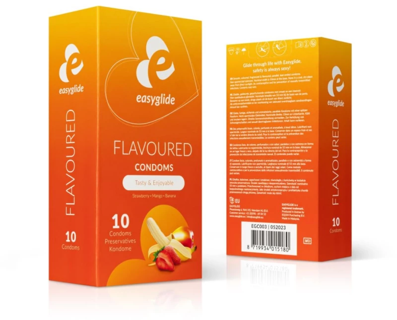 Προφυλακτικά Με Γεύσεις EasyGlide 10τμχ