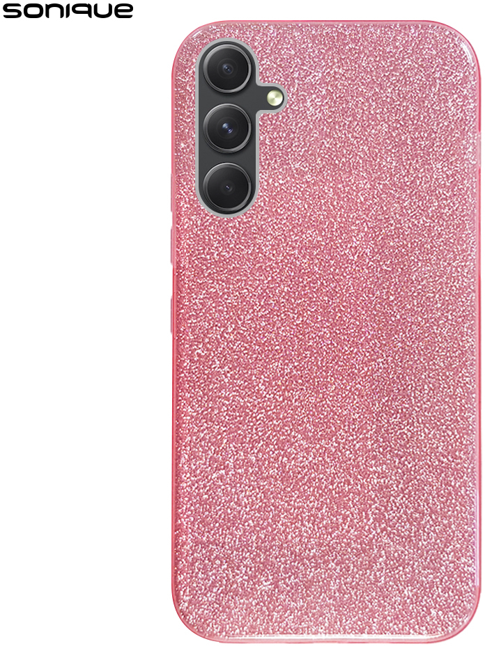 Θήκη Σιλικόνης Sonique Shiny Samsung Galaxy A54 5G Ροζ - Sonique - Ροζ - Galaxy A54 5G - Θήκες Πλάτης