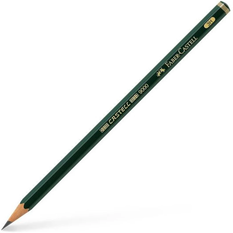 Μολύβι Faber Castell 9000 Σχεδίου 3H 119013