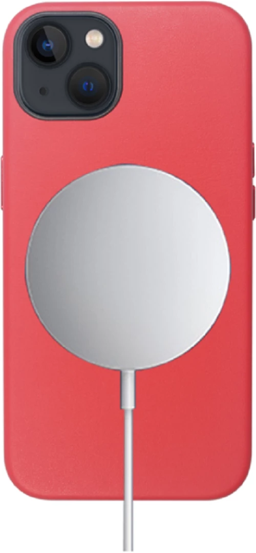 Vivid PU Leather MagSafe Θήκη Apple iPhone 13 - Red (VIMAGLE196RD)