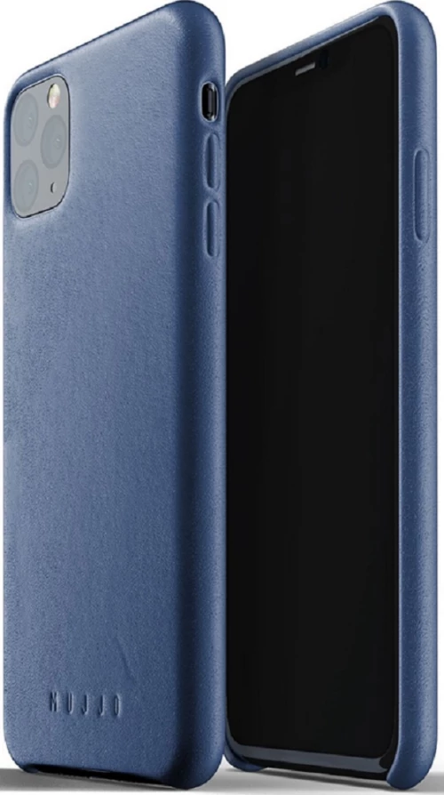 MUJJO Full Leather Case - Δερμάτινη Θήκη Apple iPhone 11 Pro Max - Blue (MUJJO-CL-003-BL)