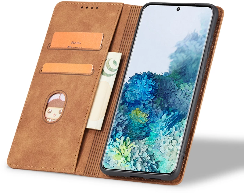 Bodycell Θήκη - Πορτοφόλι Xiaomi 13 - Brown (5206015017667)