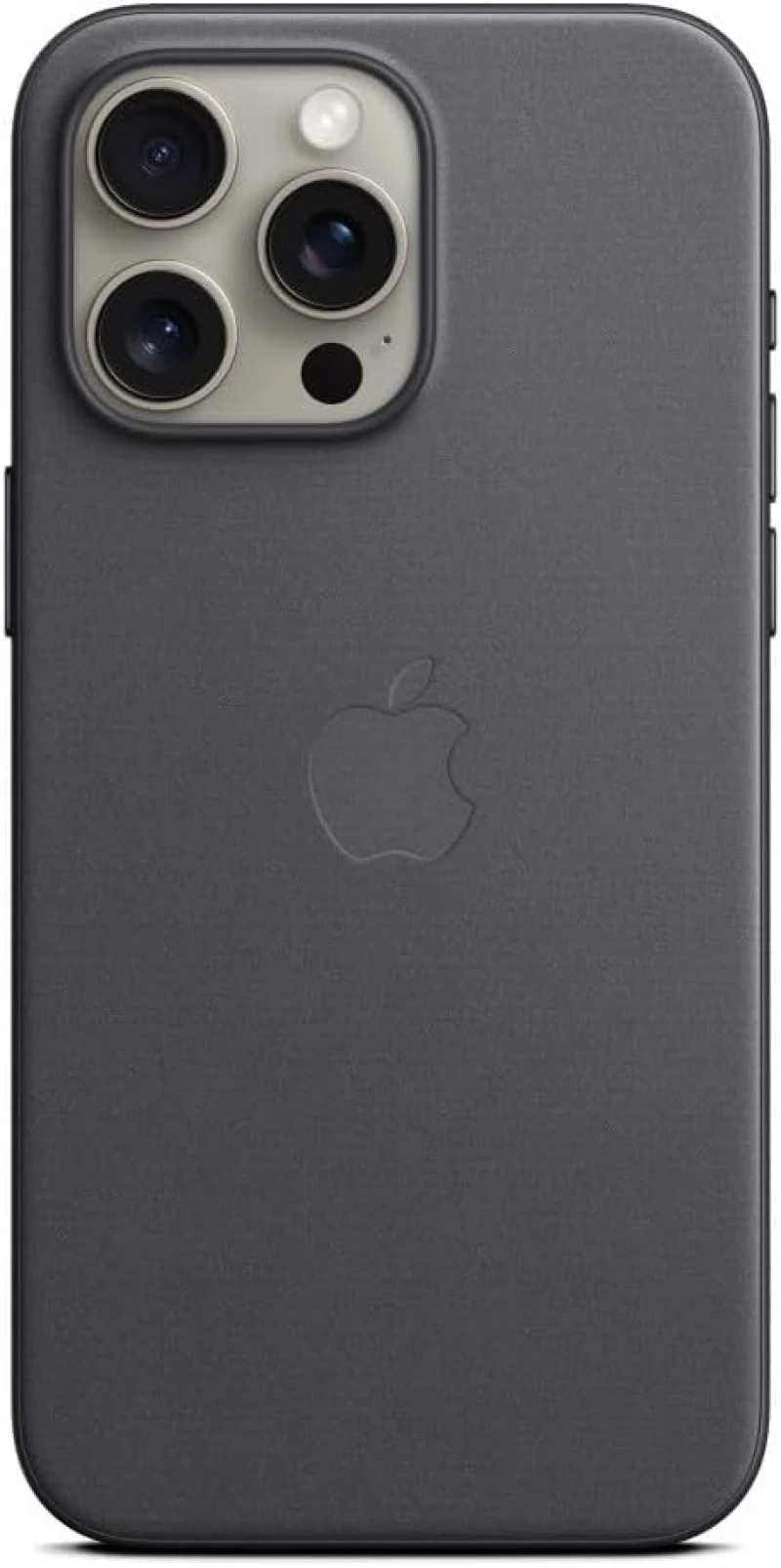 Official Apple FineWoven Case - Υφασμάτινη MagSafe Θήκη Apple iPhone 15 Pro Max - Black (MT4V3ZM/A)