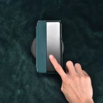 iCarer Grained Series Δερμάτινη Smart Flip Θήκη Huawei P40 - Green (XHP40003-GN)