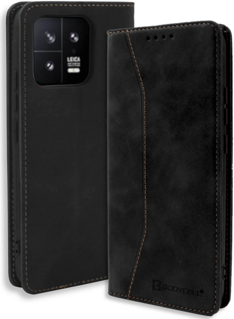 Bodycell Θήκη - Πορτοφόλι Xiaomi 13 - Black (5206015017650)