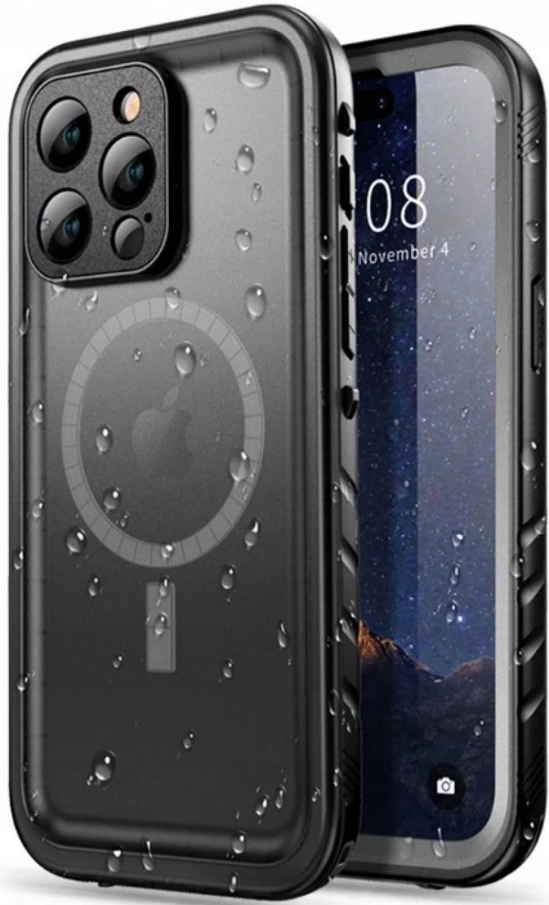 Tech-Protect 360 Shellbox IP68 - Ανθεκτική Αδιάβροχη Θήκη MagSafe - Apple iPhone 14 Pro Max - Black (9490713934401)