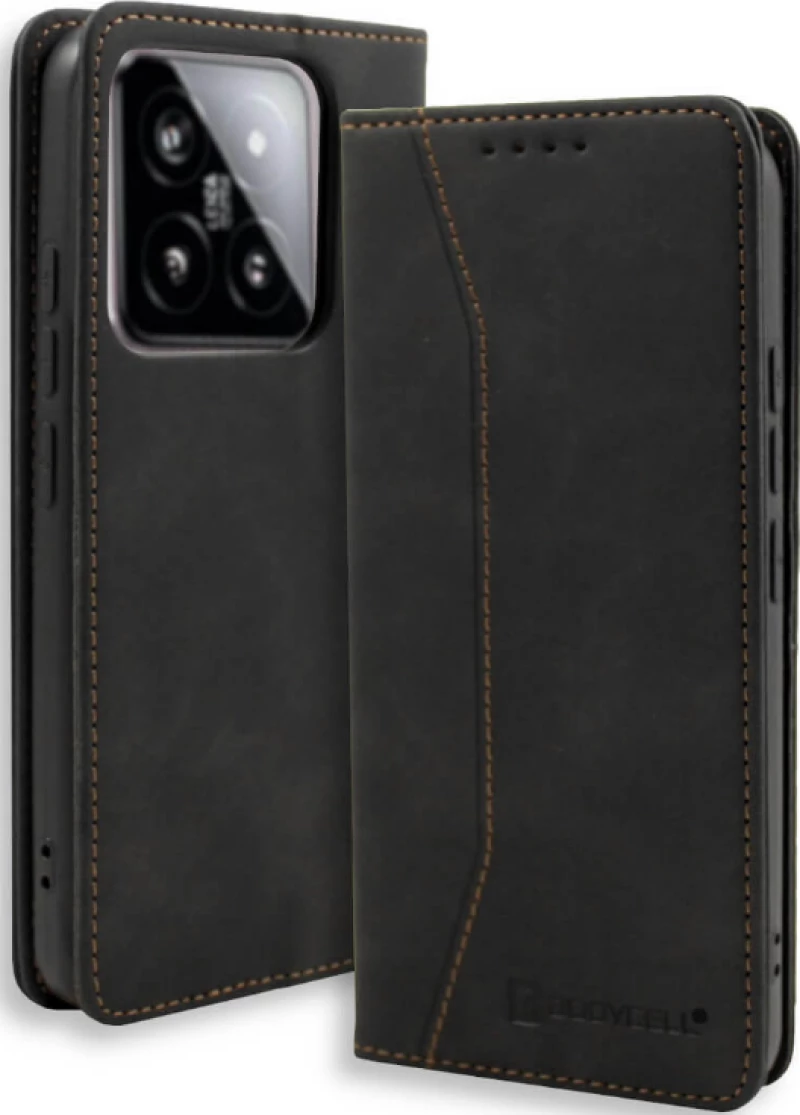 Θήκη Πορτοφόλι - Xiaomi 14 Pro - Bodycell Book Case - Black (5206015073335)