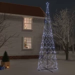 Χριστουγεννιάτικο Δέντρο Κώνος 3000 LED Ψυχρό Λευκό 230x800 εκ. 343514