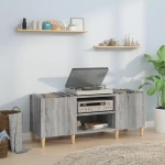 Δισκοθήκη Γκρι Sonoma 121 x 38 x 48 εκ. από Επεξεργασμένο Ξύλο Γκρι 831931