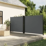 Σκίαστρο Πλαϊνό Συρόμενο Ανθρακί 180 x 600 εκ. Ανθρακί 4004838