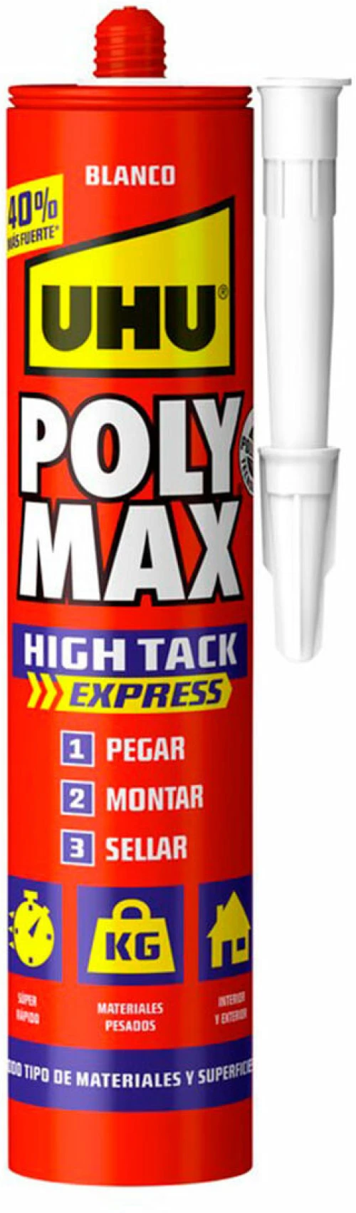 Σφραγιστικό / Κόλλα UHU 7000131 Poly Max High Tack Express Λευκό 440 g S7912687