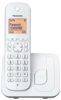Ασύρματο Τηλέφωνο Panasonic KX-TGC210 Λευκό Κεχριμπάρι S55244300