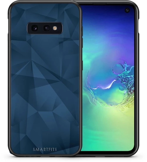 Geometric Blue Abstract - Samsung Galaxy S10e case