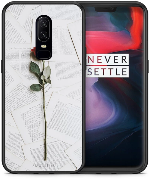 Red Rose - OnePlus 6 θήκη