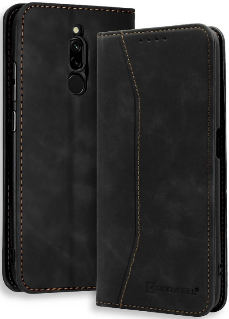 Bodycell Θήκη - Πορτοφόλι Xiaomi Redmi 8 - Black (5206015059155)