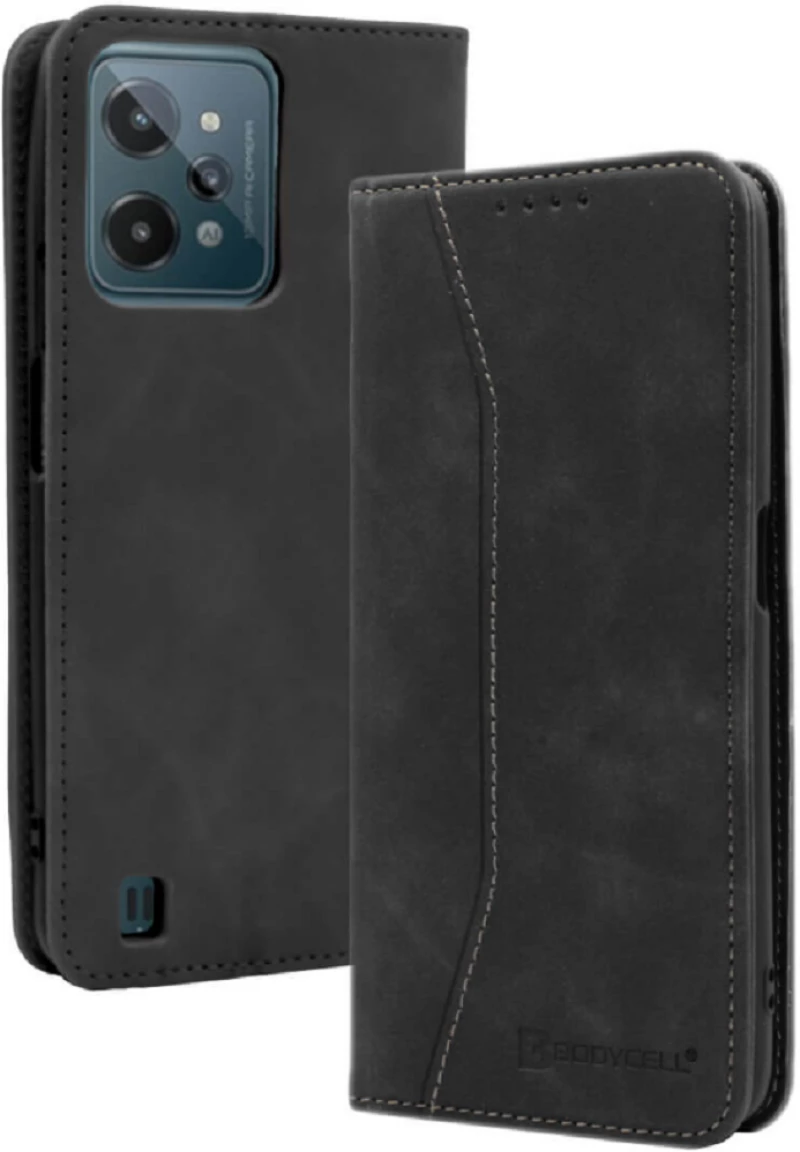 Bodycell Θήκη - Πορτοφόλι Realme C31 - Black (5206015005060)