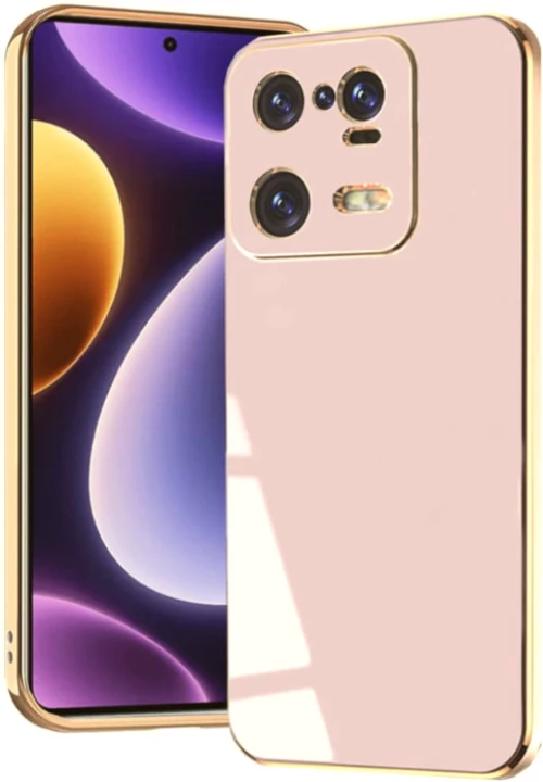 Bodycell Gold Plated - Θήκη Σιλικόνης Xiaomi 13 Pro - Pink (5206015071577)