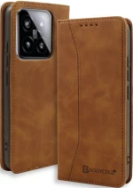 Θήκη Πορτοφόλι - Xiaomi 14 - Bodycell Book Case - Brown (5206015073311)