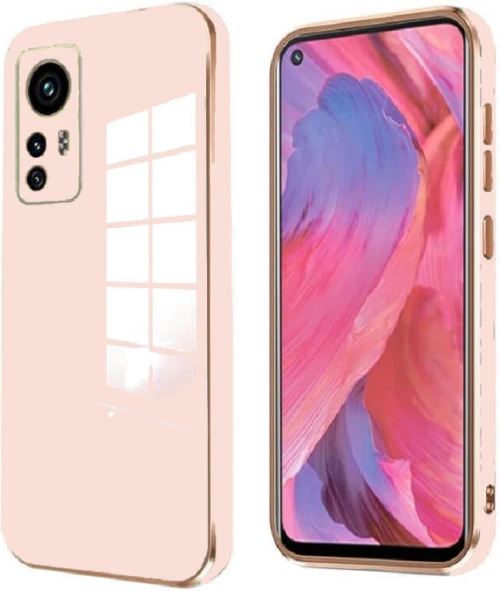 Bodycell Gold Plated - Θήκη Σιλικόνης Xiaomi 12 / 12X - Pink (5206015071539)