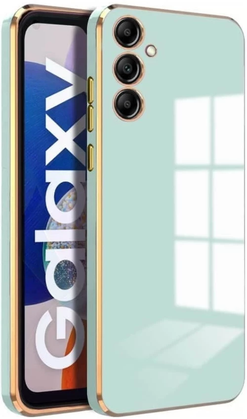 Bodycell Gold Plated - Θήκη Σιλικόνης Samsung Galaxy S23 FE - Mint Green (5206015074127)