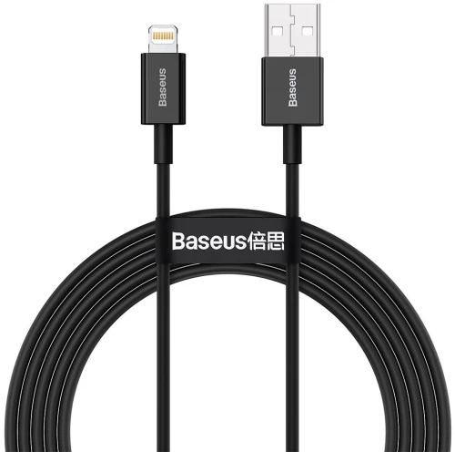 Data cable Baseus Superior, Lightning, 1.0m, Black - 40470