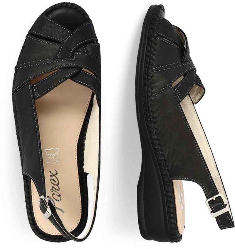 Πέδιλα Comfort Parex Μαύρα