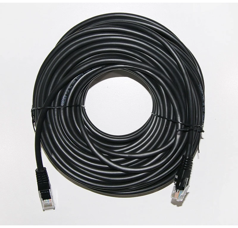Adeleq Καλώδιο Utp Cat5e Χαλκού(Cu) 4x2x7x0.16mm 30m Pro Μαύρο 9-145301