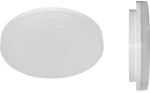 Adeleq Led Πλαφονιέρα PC Στρογγυλή Φ280mm 18W 4000K Ip54 Λευκή 21-2801810
