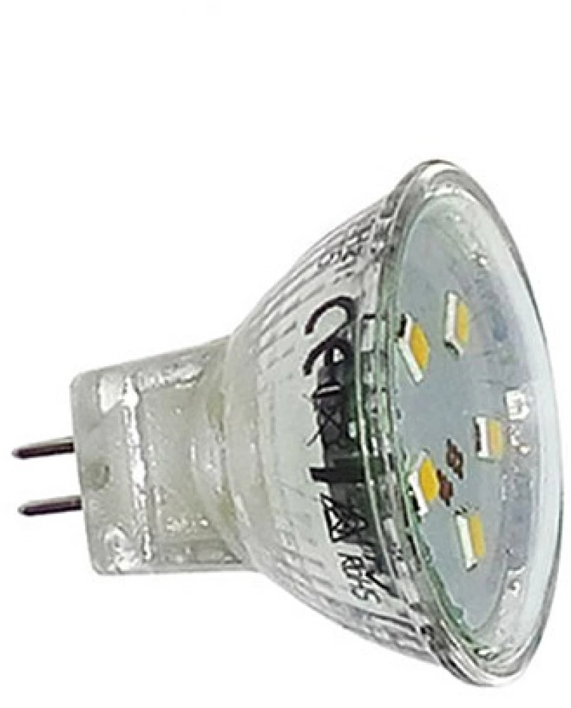 Adeleq Λάμπα Led Mr11 Γυάλινο 2W 12Vac-Dc 105o Λευκό 4000Κ 13-011121