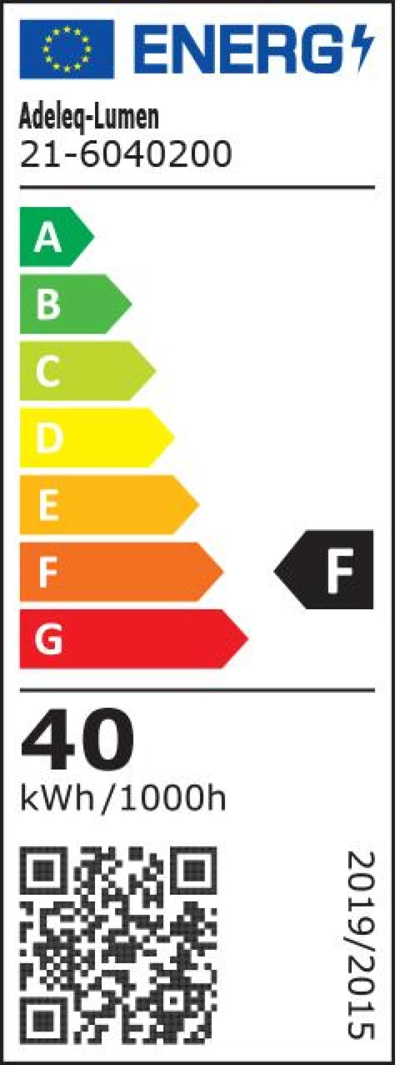Adeleq Φωτιστικό Ψευδοροφής LED Panel Slim 60x60cm 40W 6300K Λευκό 21-6040200