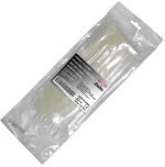 Adeleq Δεματικά Καλωδίων Νάυλον 100Τμχ. 250x3.6mm Λευκά 19-250360