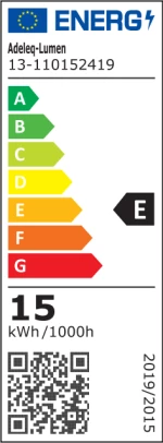 Adeleq LED Λάμπα AR111 GU10 15W 230VAC 24 Μοιρών Ντιμαριζόμενο Λευκό 13-110152419