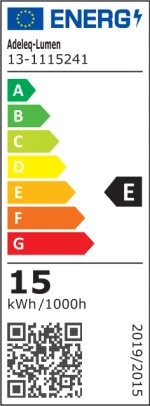Adeleq LED Λάμπα AR111 15W 12VAC/DC 24 Μοιρών 4000Κ Λευκό 13-1115241