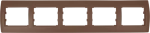 RHYME FIVEFOLD PANEL COFFEE METALLIC