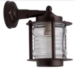 ΜΠΡΟΥΤΖΙΝΗ ΑΠΛΙΚΑ Ε27,IP23,29CMX23CM  ΣΚΟΥΡΙΑ(454ΚΣ)